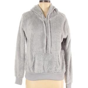 Love by Design NWT Grey Hooded Fleece Jacket Long Sleeves Small